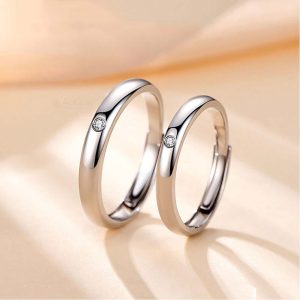 Single Stone Couple Ring