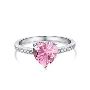 Pink Heart Shape Ring