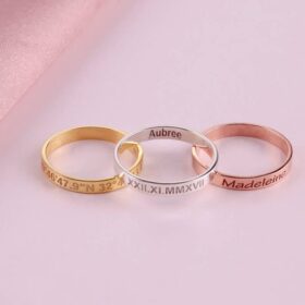 Customized Minimal Band Ring